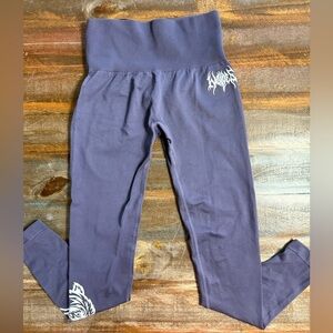 Darc Sport Hesh Everson Seamless Leggings Purple Night Limited Edition NWT